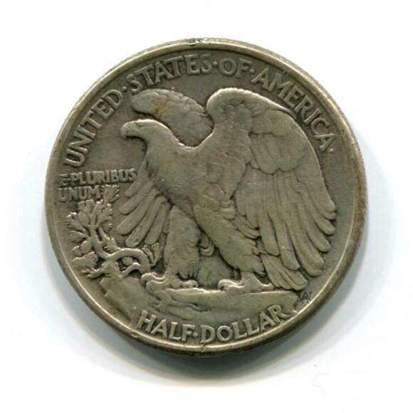 1944 USA Walking Liberty Half Dollar Coin (l11) - Picture 2 of 2